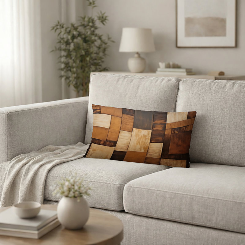 Coussin décoratif Brilliance Symetry I - Abstract Shapes, H 12 po x l 20 po