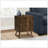 Accent Table, End, Side Table, Small, Storage, Lamp, Walnut Laminate, Modern