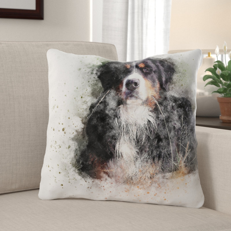 Housse et insert de coussin carré Mckelvy, Microsuède, Intérieur