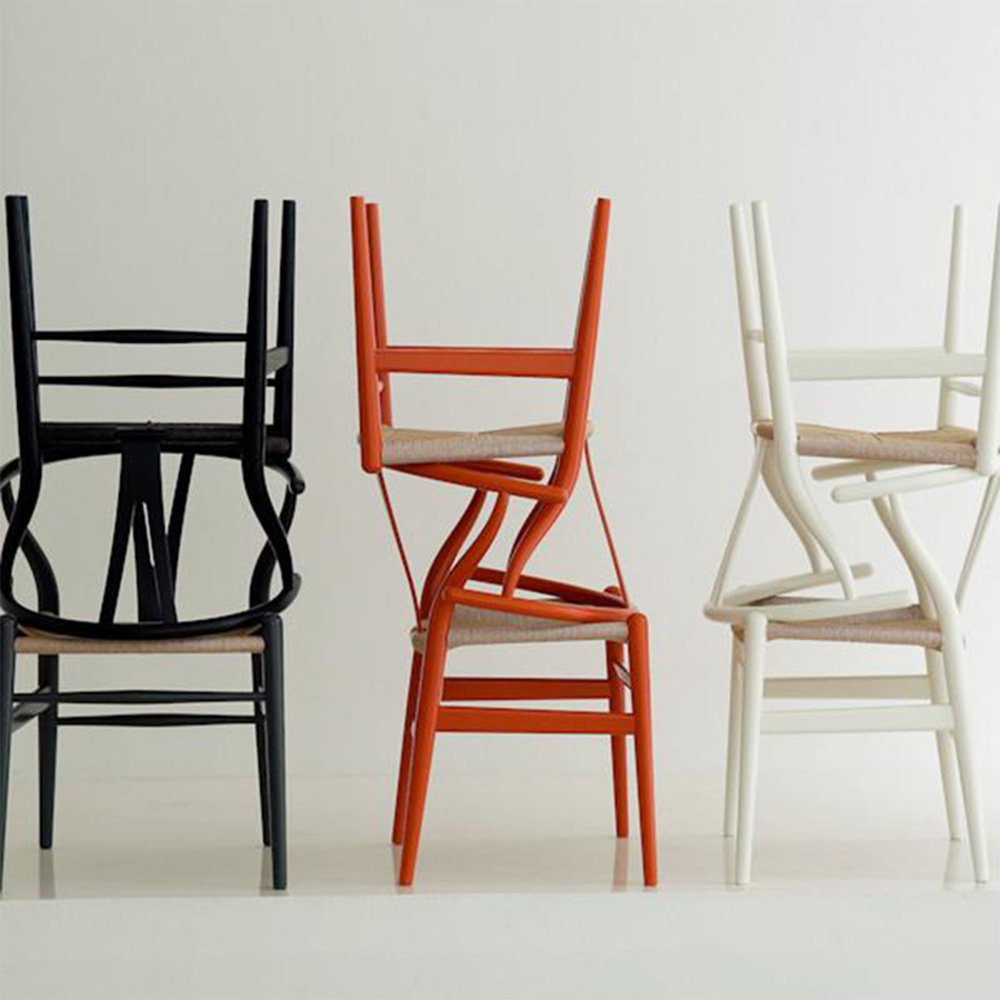 Baruti Wicker Dining Chair, Black/Black