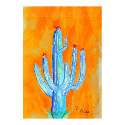 Drapeau de jardin 2 côtés tall cactu