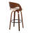 Phoebe 30" Fixed-Height Bar Stools with Bent Wood Legs & Round Footrest (Set of 2)-114850771