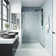 Elan E-Class 60-64" W x 76" H Sliding Frameless Shower Door with 3/8" Clear Glass