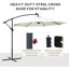 Sadie 2.9m Cantilever Parasol-62161331