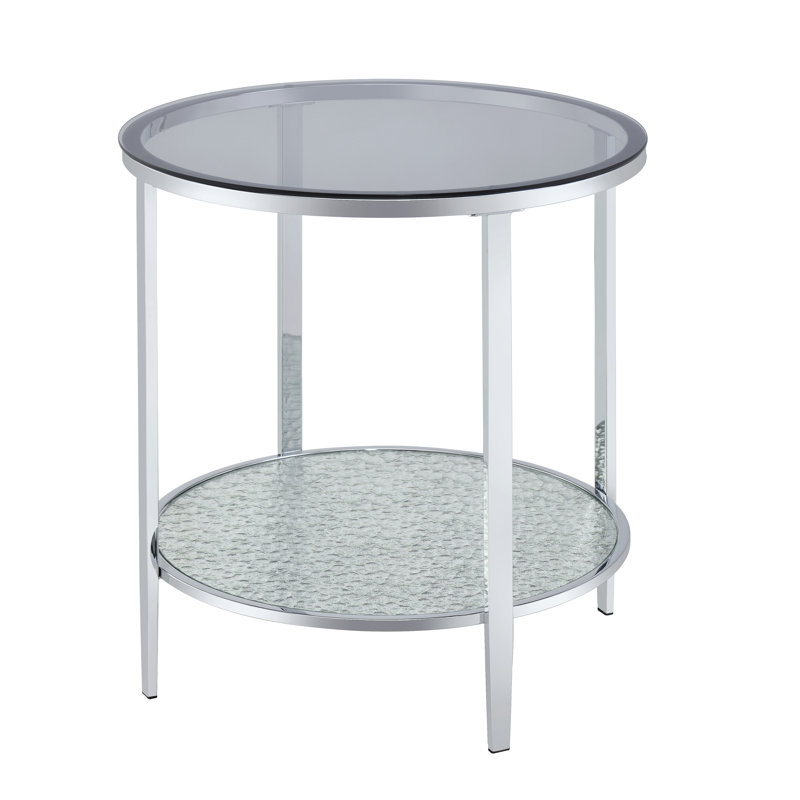 Coblitz Glass Top End Table