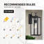 Applique murale d'extérieur rectangulaire en verre transparent Schlesinger-902219372-863906989