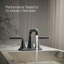 Robinet de lavabo de salle de bain central à deux poignées Tone avec drain de clic, 0,5 gal / min-78553395