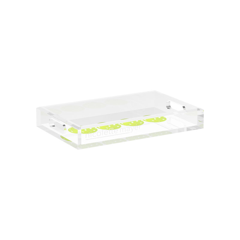 Decorative Tray, 2" H x 12.5" W x 7.75" D