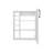 Medicine Cabinet, 1 Door, 7 Shelves