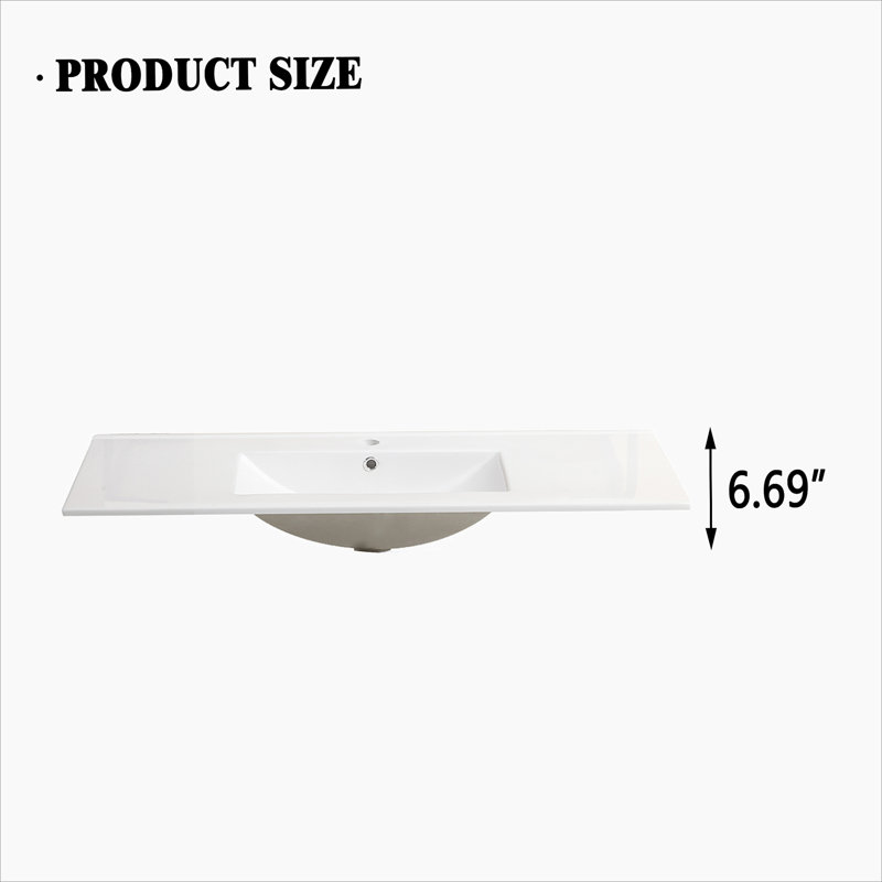 Lavabo de salle de bain en céramique