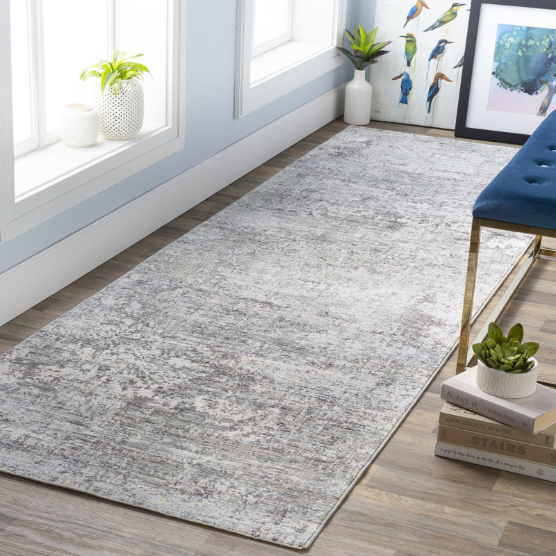 Mckeel Abstract Indoor Rug, Runner 3'3" x 8'