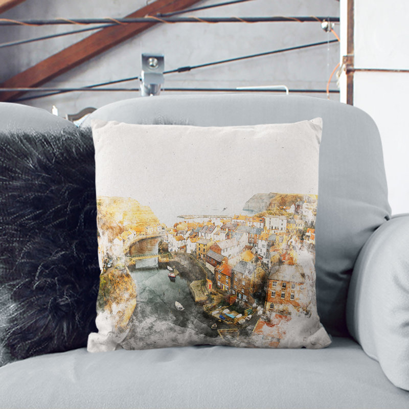 Square Cushion, 55cm H x 55cm W x 20cm D