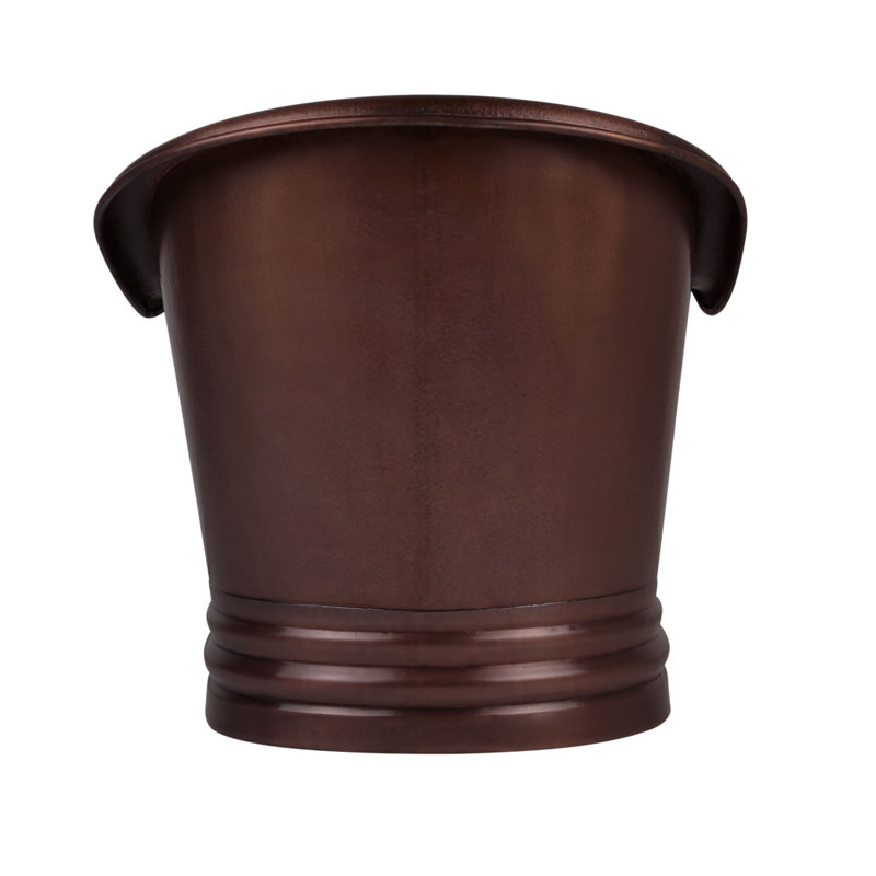 1778mm x 762mm Freestanding Soaking Copper Bathtub