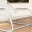 Ensemble 3 pièces de chaise longue d'extérieur avec table et coussins-381524162