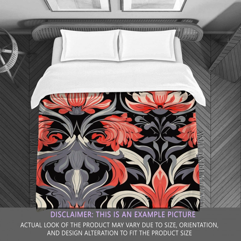Polyester Damask Comforter, Queen Comforter