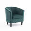 Velvet Upholstered 67m Occasional Accent Chair-765661289