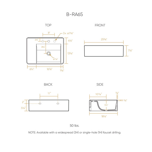 Dimensions du produit