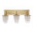 Modern 3-Light Armed Crystal Vanity Lighting