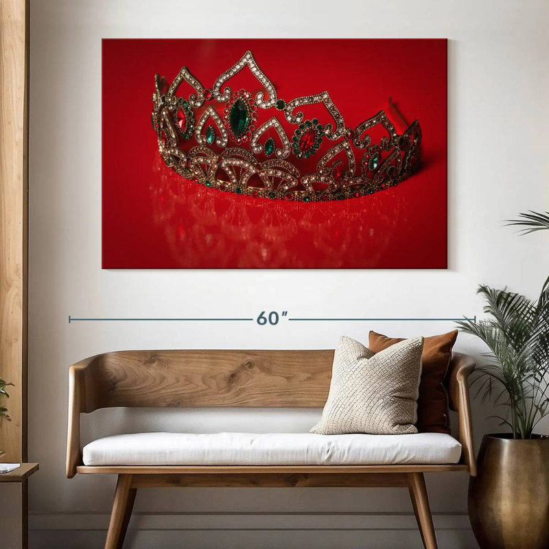 Kerner Elegant Princess Crown, 34" H x 51" W