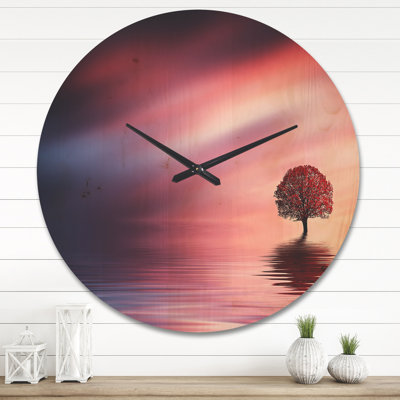 Solid Wood Wall Clock