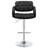 Black And Chrome Adjustable Bar Stool