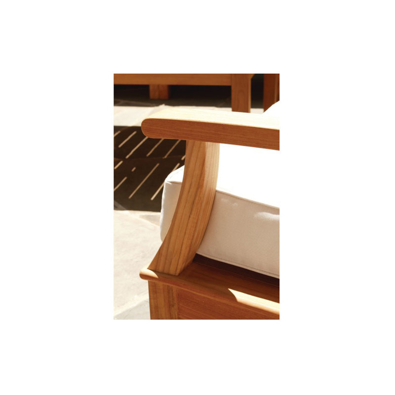 Monterey Outdoor 5 - Piece Teak Conversation Set, Natural