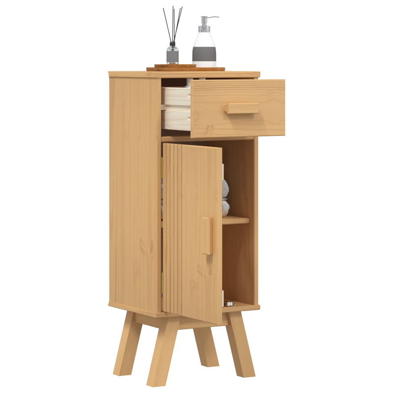 Solid Wood Bathroom Cabinet