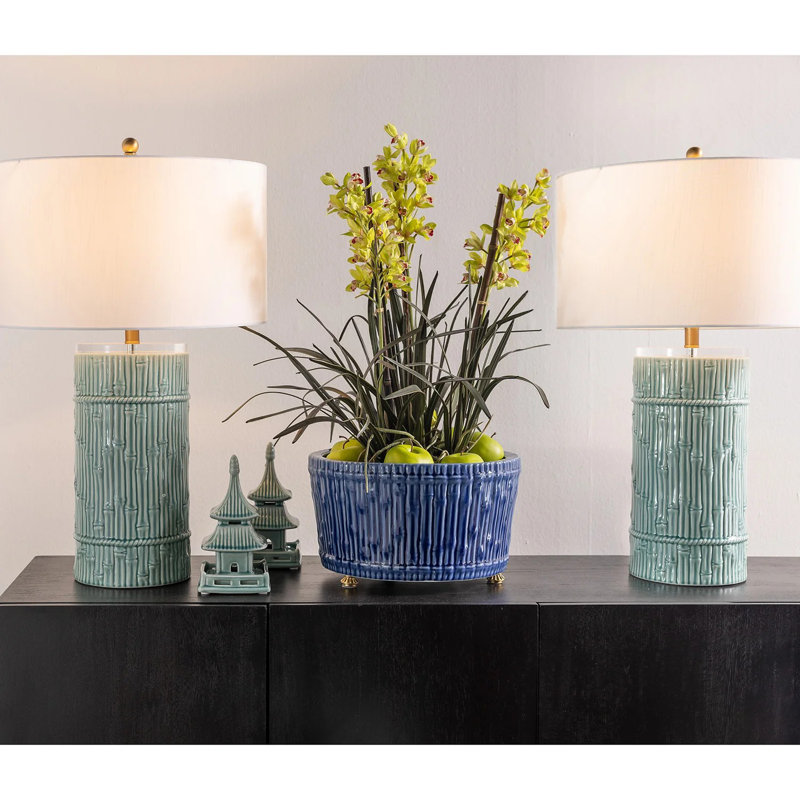 Pagoda Scuplture, Light Blue