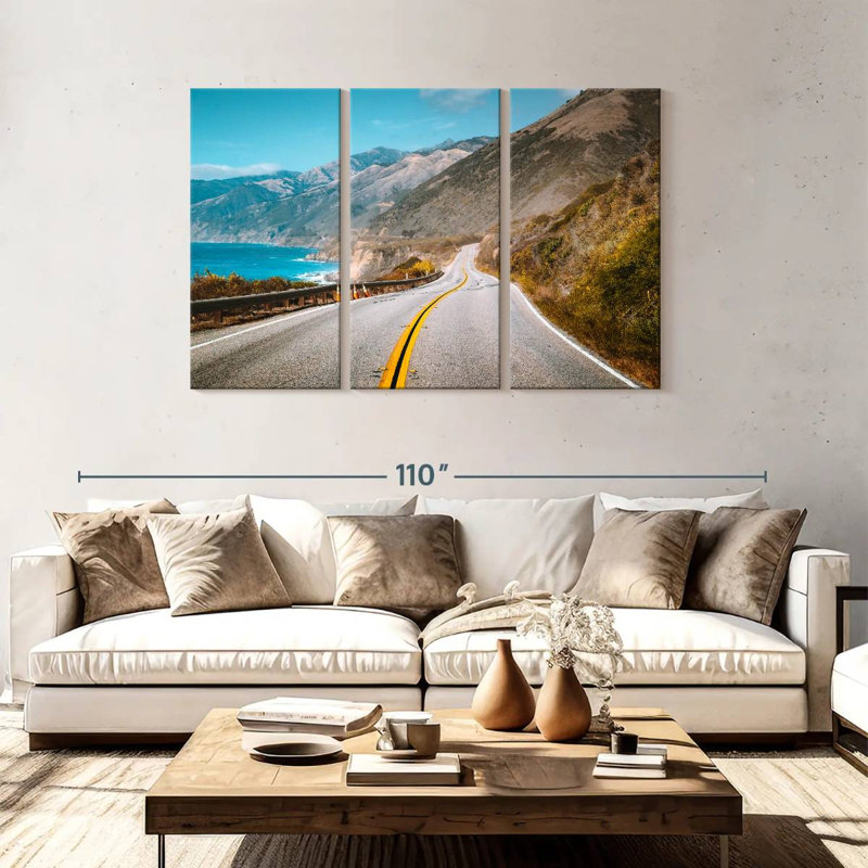 Mehar Highway One, 48" H x 74" W