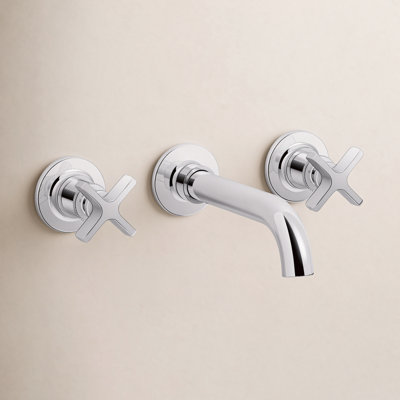 Castia Wall-Mount Bathroom Sink Faucet Trim