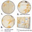 Golden Minimalisme Bamboo Moment - Ensemble de décorations murales en bambou-107739407-107739401