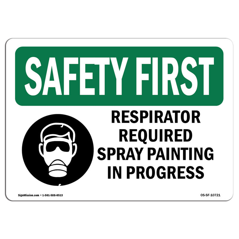 «Safety First Sign», H 18 po x l 24 po x P 0,1 po