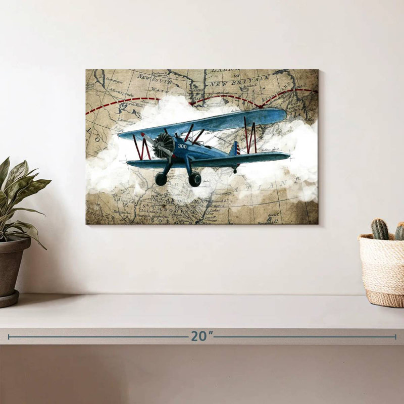Mehar Biplane I, H 8 po x l 12 po