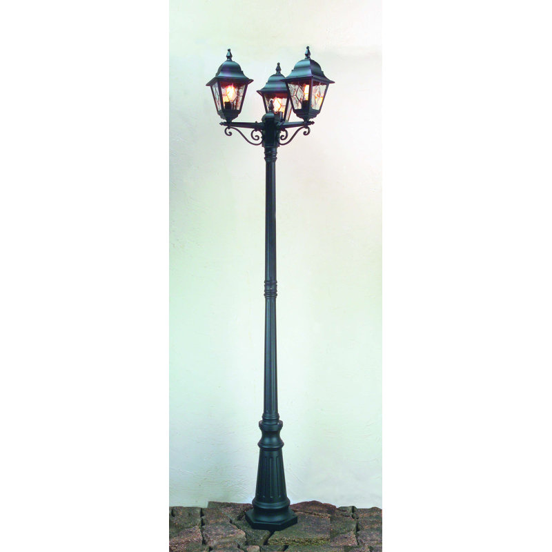 Verdigris Transparent Lamp Post (Full)