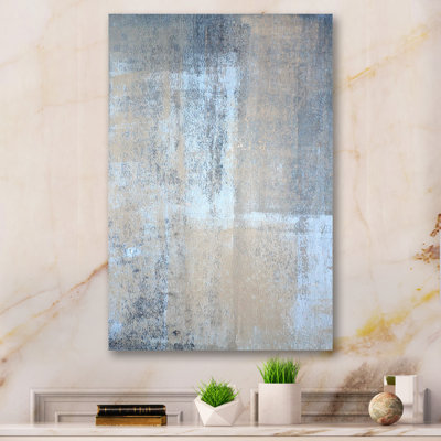 Art moderne gris et bleu II 2PT47734