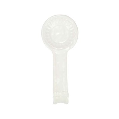 Vietri Pietra Serena Spoon Rest In White