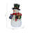 Snowman Statue with LED Lights Lighted Christmas Decor Battery Operated Indoor Use Only