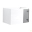 Meuble-lavabo mural 30 po, 2 portes à fermeture en douceur et 1/2 porte en verre, contreplaqué (emballage KD) - sans le lavabo