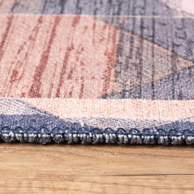 Luxurious Machine Washable Carpet, 100% Polyester, 7.5 x 10.8 Feet | Pile Height: 0.2 Inches, 1850 g/m² | Recycled Poly Cotton Underside, Easy Care, Perfect for Living Room & Bedroom, Soft & Durable Design