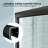 66"X72" Shower Door Semi Frameless Double sliding With Matte Black Hardware & 1/4inch Tempered Glass Shower Enclosure For Modern Bathroom-122002728