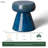 Malawi Ceramic Accent Stool