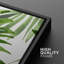 Feuille de palmier tropical vert minimaliste 3 pièces-91874836-91874837