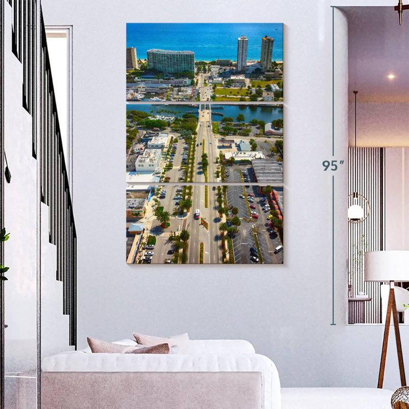 Pompano Beach Florida, 74" H x 48" W