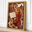 Violin and Music Art Deco - Wrapped Canvas-60922186-60922189