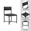 Ensemble 5 pièces de table de salle à manger extensible avec cadre de rangement