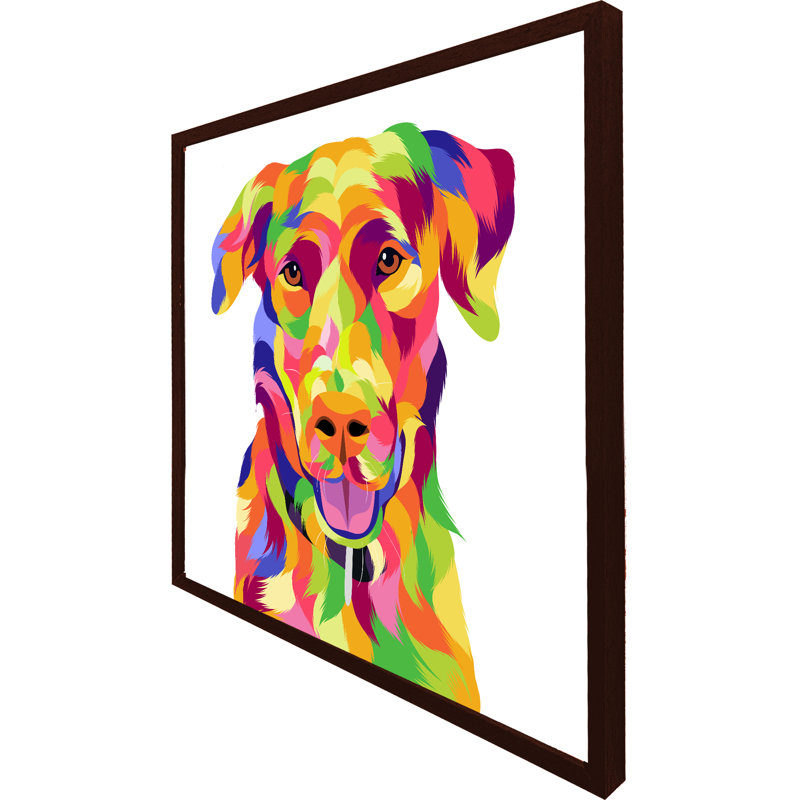 Lyncourt Single Picture Frame Print, 61cm H x 61cm W x 4cm D, Brown Framed
