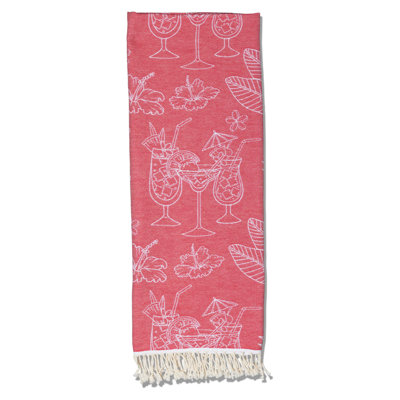Serviette de plage et de bain turque en coton biologique Chanyah