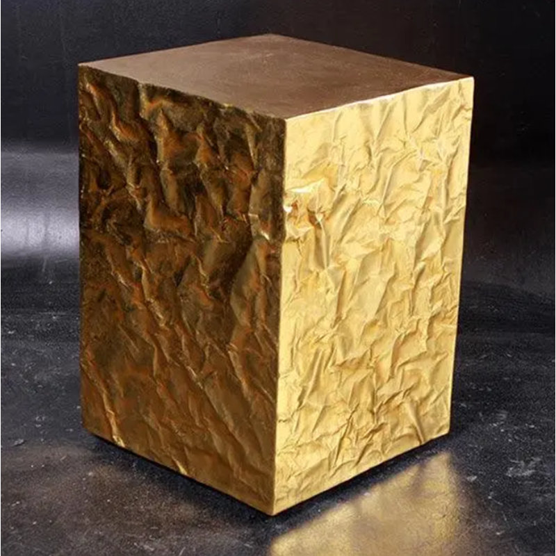 Small Crumpled Pedestal Statue
