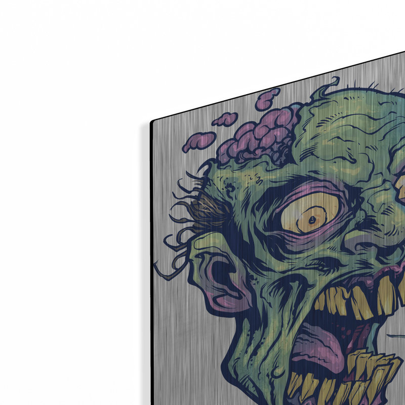 "Zombie Pattern Head 14" par Flyland Designs, H 16 po x l 12 po
