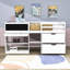 Gwendel Kids Twin Loft Bed with Drawers-890351328